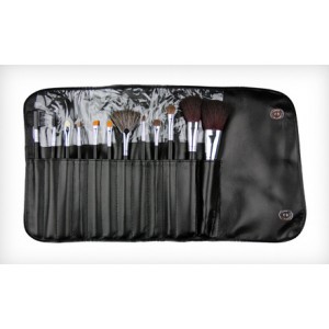12 PC Professional Make Up Brush Set in Pouch